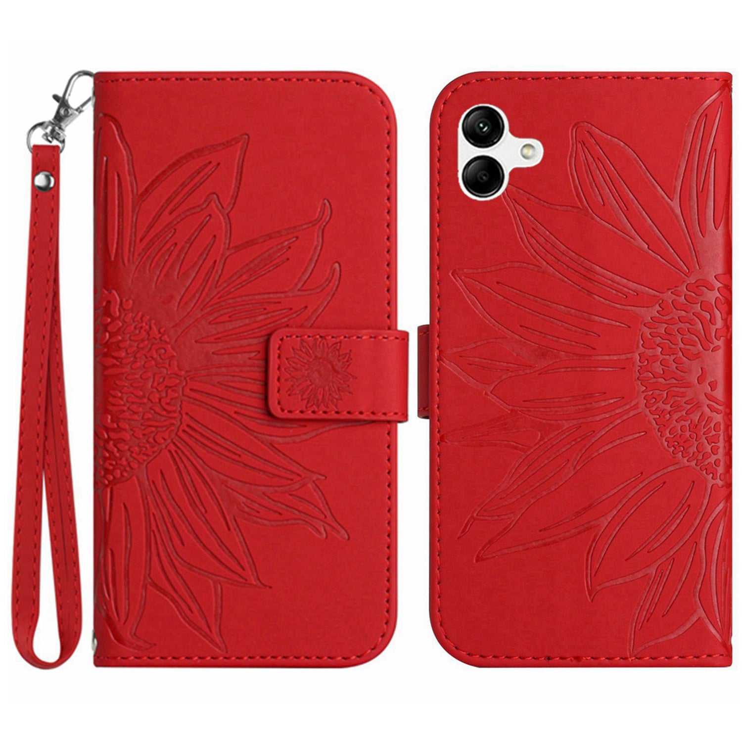 HT04 For Samsung Galaxy A05 4G Leather Cover Imprinted Wallet Phone Case with Wrist Strap HT04 For Samsung Galaxy A05 4G Leather Cover Imprinted Wallet Phone Case with Wrist Strap